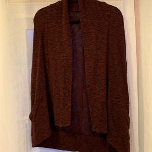 ‼️SOLD‼️Harlow Mid-Thigh Length Burgundy Cardigan